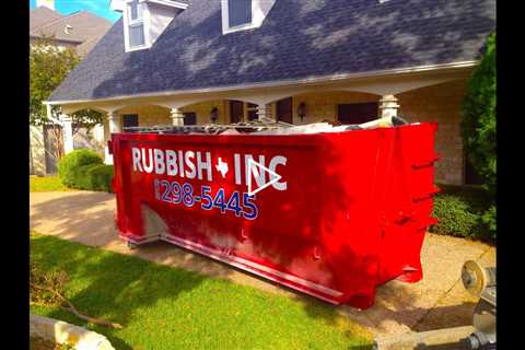 Dumpster Rentals Austin - RUBBISH INC Dumpster Rental - 512-298-5445