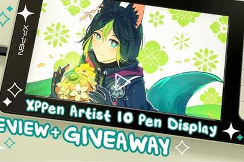 ✨GIVEAWAY✨ XPPen Artist 10 Pen Display (2nd Gen) Review 🌼