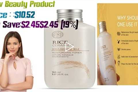 The face shop rice ceramide in amazon products. Face shop review video. Beauty products in amazon.