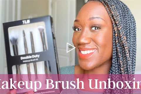 The Lip Bar | Vegan Makeup Brush Set | Unboxing + Product Review 📦