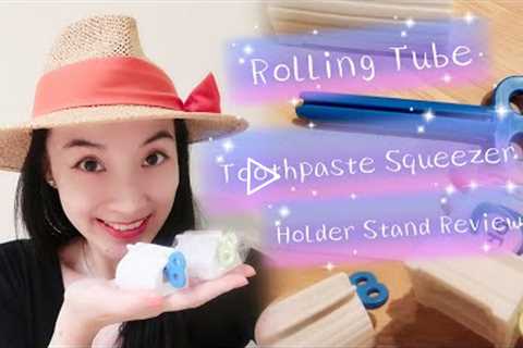 Rolling Tube Toothpaste Squeezer Toothpaste Holder Stand Product Review & Money Saving..