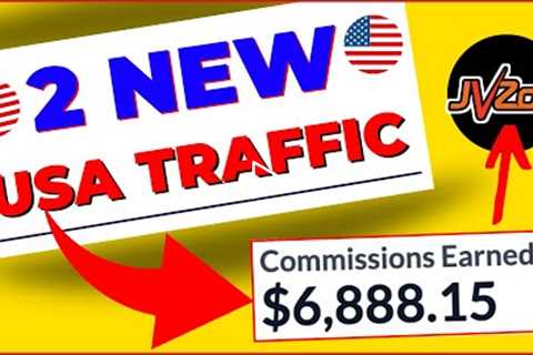 New TWO Free USA Traffic for JVZoo Affiliate Marketing 2022