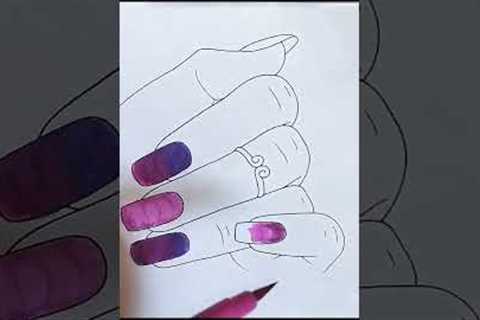 Satisfying video : Nail art design 💕