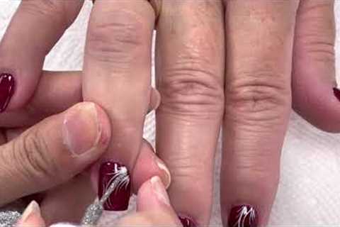 Simple nail art design Ideas/YouTube Amy Huynh