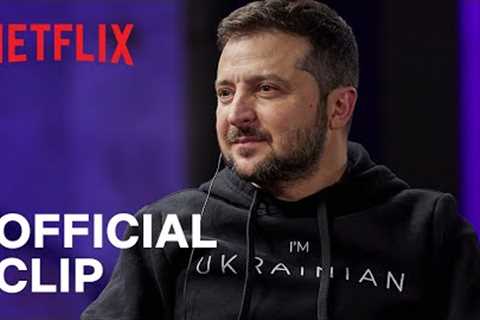 My Next Guest with David Letterman and Volodymyr Zelenskyy | Official Clip - Sirens | Netflix