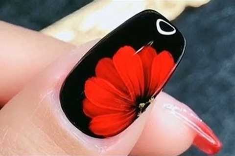 Most Beautiful Nail Art Designs Compilation 2022 | Flower Nail Art Tutorial For Beginners