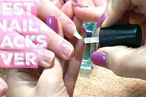 💅 Best Natural Nail Manicure Tutorial on YouTube Professional Nail Hacks