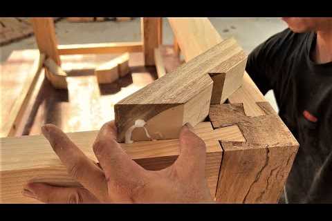 Extremely Ingenious Skills Creations Woodworking Crafts Worker || Unique Joints for Wood Furniture