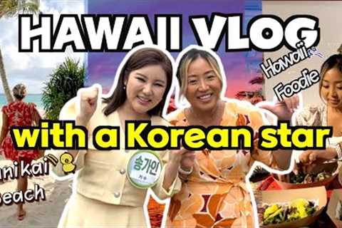 VLOG of a Realtor in Hawaii feat. my favorite beach, BBQ restaurant, and meeting Korean star!!