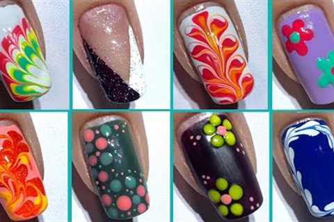 Easy nail art designs \easy nail art at home \nail art at home \nail art with toothpick \nailart