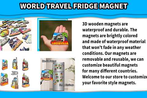 Toronto Canada Refrigerator Magnets 3D Wood Products Friction Resistant Travel Souvenirs Home and..