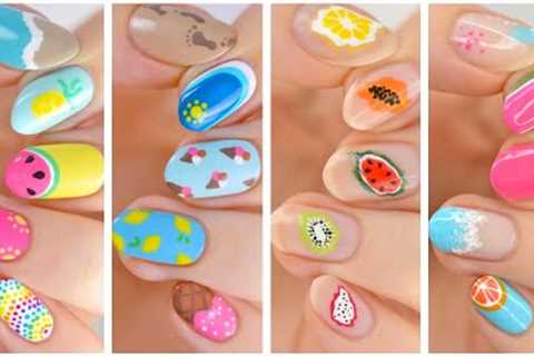 Cute Nail Art 2023 ☀️ Fun & Easy Summer Nail Design Compilation!