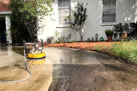 Cleaning an Asphalt Driveway with Soap and Water