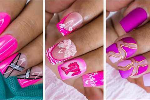 10+ Best Easy Nail Designs Ideas Compilation | Cute Barbie Nails Collection 2023