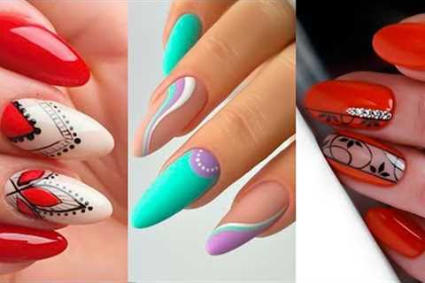 Nail Art Design  ❤️💅 Compilation For Beginners | Simple Nails Art Ideas Compilation #556