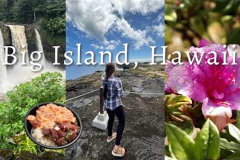 HAWAII TRAVEL VLOG | Big Island, Hilo | Food, Waterfalls, and Volcano National Park | Michaela Cook