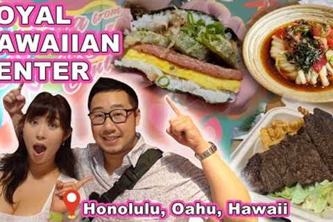 FOOD TOUR of Royal Hawaiian Center! || [Waikiki, Oahu, Hawaii] Waikiki Food Hall, Food Court!