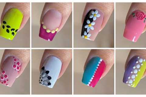 Top 10 Easy nail art designs with household items || Nail art tutorial for beginners