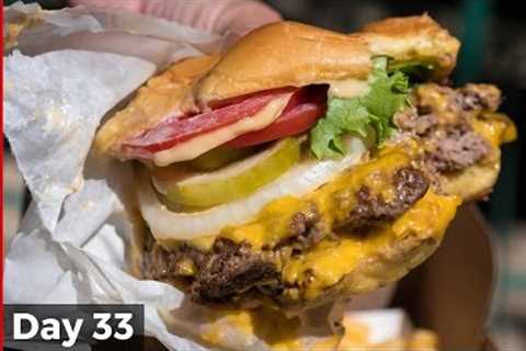 Shake Shack in NYC - Eating The Double Shack Burger!