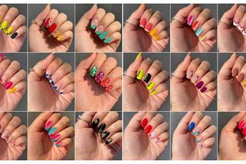 25+ Easy nail art designs at home compilation for beginners || New nail art designs 2023