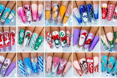 Top 20 Christmas Nail Art Ideas #tutorial | Big Nail Art Compilation