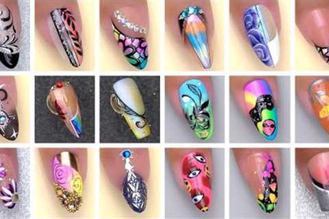 New Nails Art For Summer | Mix Color Nail Design | Nails Inspiration