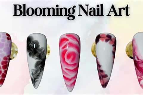 How to use Blooming Gel | Blooming Gel Nail Tutorial | Top 5 Easy Nail Art designs for beginners