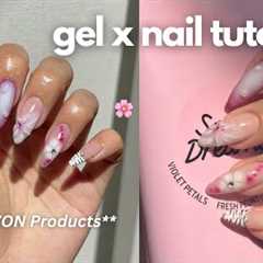 how to do gel x nails at HOME | *Amazon Products* full tutorial EASY, born pretty polish