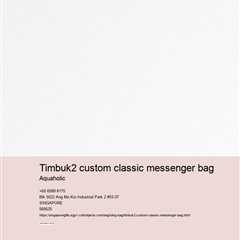 timbuk2 custom classic messenger bag