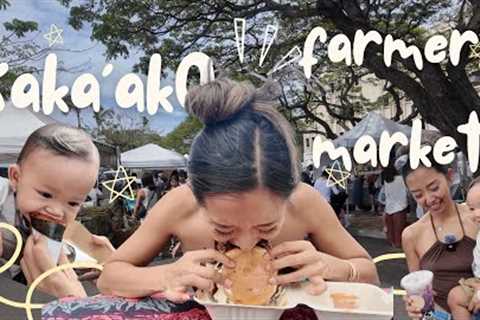 BEST Farmers Market in Hawaii😋🏝️☀️ | Kaka''ako Local Food & Finds