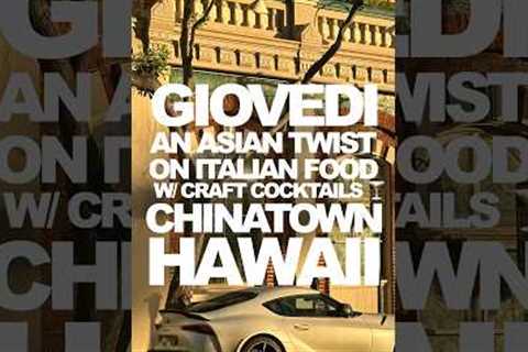 Giovedi is 2025’s best new restaurant of the year! #hawaii #hawaiifood #hawaiifoodie #delicious