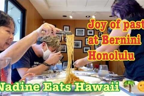 Nadine Eats Hawaii: Even a carb-phobe can''t resist Bernini Honolulu''s pastas